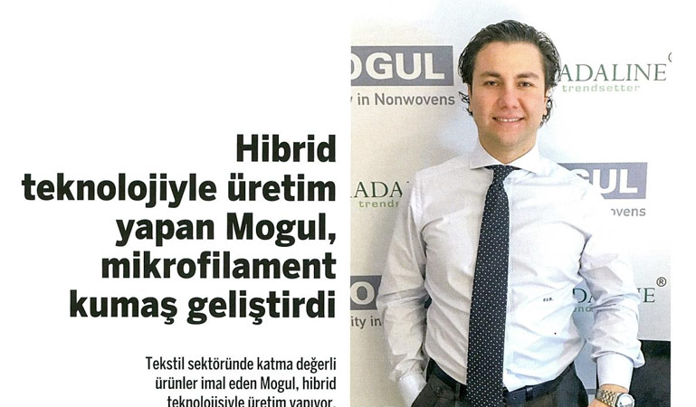 Hibrid teknolojiyle üretim yapan Mogul, mikrofilament kumaş geliştirdi